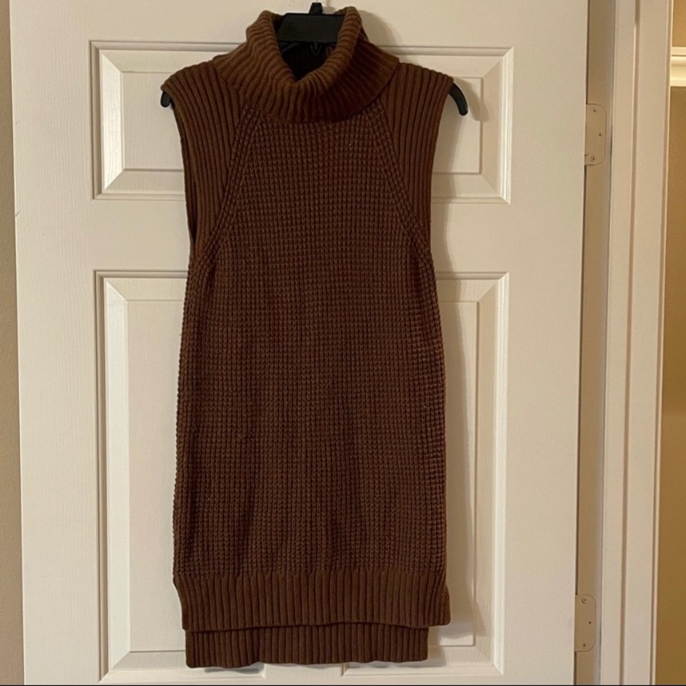 Ann Taylor L Sleeveless Sweater Dress Tunic